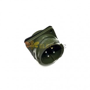 MS3102A20-4 موصل دائري MIL-DTL-5015 Series Box Mount Receptacle 4 Contacts Solder Pin Bayonet Connector