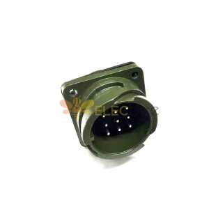 MS3102A22-20 موصل دائري MIL-DTL-5015 Series Box Mount Receptacle 9 Contacts Solder Pin Bayonet Connector