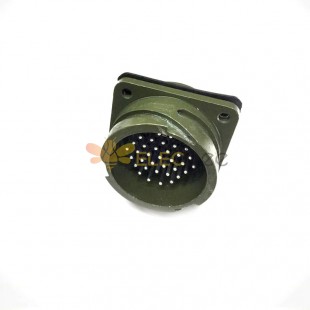 MS3102A28-15 موصل دائري MIL-DTL-5015 Series Box Mount Receptacle 35 Contacts Solder Pin Bayonet Connector
