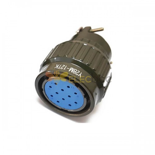 Y28M-12TK 1,5 mm di diametro contatto placcato oro 12 pin connettore circolare AC 500 V 10 A 20 pezzi