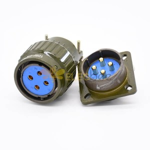Y28M-4TK 4-контактный армейский зеленый разъем с круглым разъемом для мужчин и женщин
