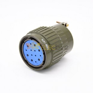 Y2M-14TK AC 500V Gold Plated 14 Pin Circular Connector