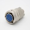 Y11P Plug&Socket 19Pin Panel Mount 14 Shell Size Aluminum alloy Female Butt-jiont Male Straight Bayonet Coupling Connector douille mâle