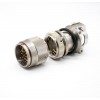 14 Pin Plug Y27G Admiralty Metal 20 Shell Size Plug Male Straight Solder cup 180 Degree Bayonet Coupling Connectors