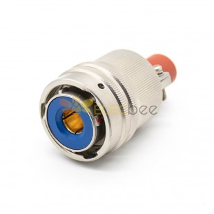 1 Pin Connector Y50DX Straight B ayonet Coupling Solder Panel Mount Nickel Plating Male Butt-Joint Female Female Plug