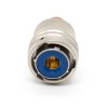 1 Pin Connector Y50DX Straight B ayonet Coupling Solder Panel Mount Nickel Plating Male Butt-Joint Female