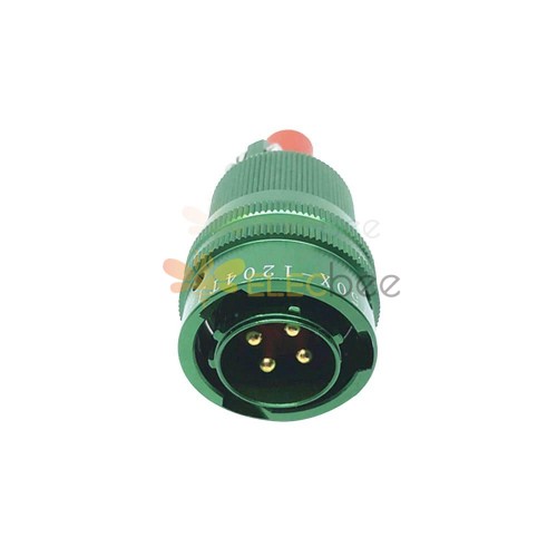 Y50X-1204TJ2 4Pin Male Plug Aluminum alloy 12 Shell Size solder Bayonet Coupling Cable Connector