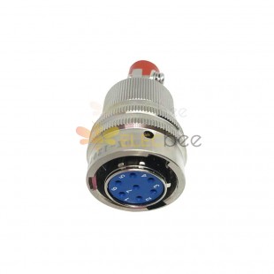 Y50X-1207TK2 7Pin Female Plug Aluminum alloy 12 Shell Size solder Bayonet Coupling Cable Connector