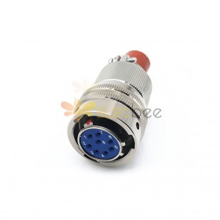 Y50X-1208TK2 8Pin Female Plug Aluminum alloy 12 Shell Size solder Bayonet Coupling Cable Connector