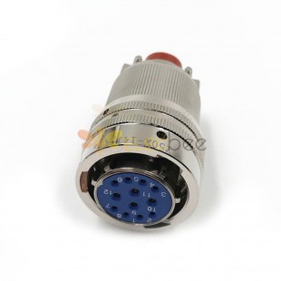 Y50X-1412TK2 12Pin Female Plug Aluminum alloy 14 Shell Size solder Bayonet Coupling Cable Connector