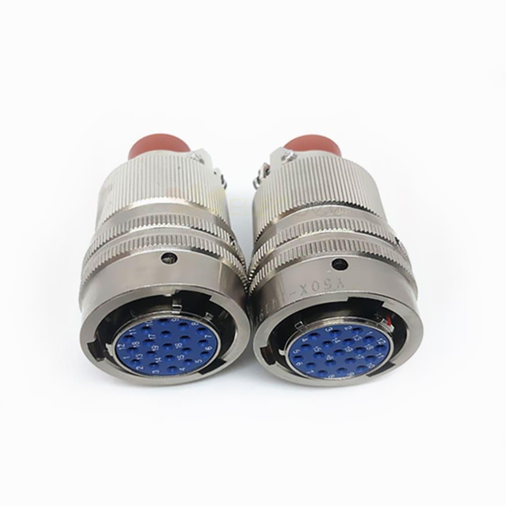Y50X-1419TK2 19Pin Female Plug Aluminum alloy 14 Shell Size solder Bayonet Coupling Cable Connector