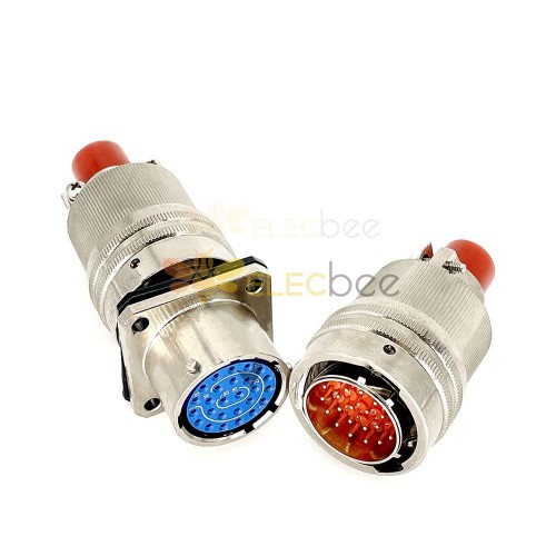 14芯航空插头座Y50X-1614TJ2 Y50X-1614ZK10连接器公母电缆接插件