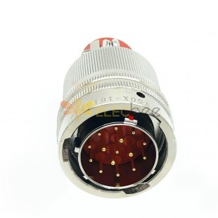 Y50X-1615TJ2 15-контактный штекер из алюминиевого сплава 16 Размер корпуса припой Байонетное соединение Кабельный разъем
