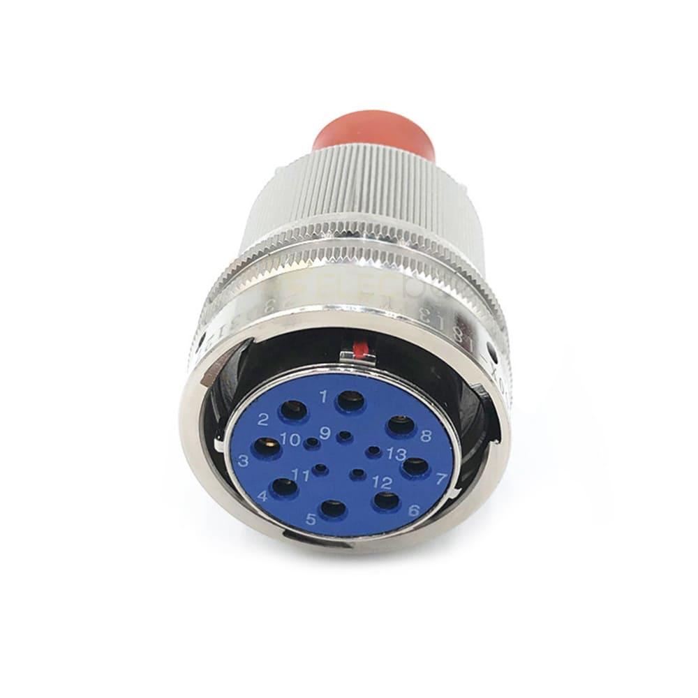 Y50X-1813TK2 13Pin Female Plug Aluminum alloy 18 Shell Size solder Bayonet Coupling Cable Connector