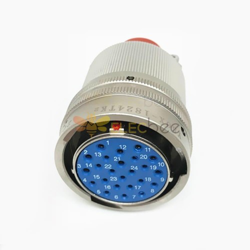 Y50X-1824TK2 24Pin Female Plug Aluminum alloy 18 Shell Size solder Bayonet Coupling Cable Connector