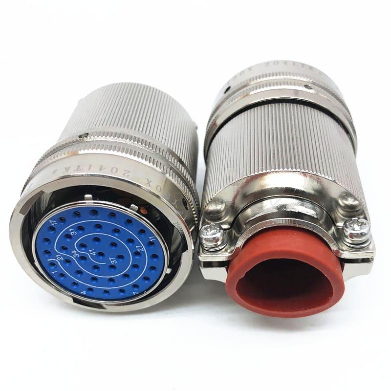 Y50X-2041TK2 41Pin Female Plug Aluminum alloy 20 Shell Size solder Bayonet Coupling Cable Connector