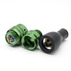 Electrical Circular Connectors Y50X Male Butt-Joint Female 3 Pin Straight Bayonet Coupling Cable Solder Cup