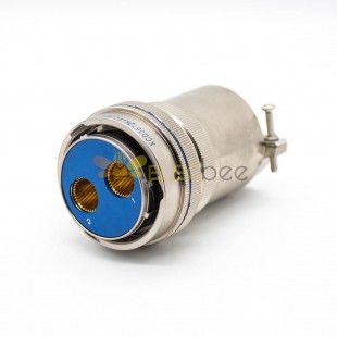 XCD 36 Shell 2Pin Bayonet Coupling Cable Plug Socket Solder Cup 4 Hole Flange Male Butt-Joint Female Connecteur Branchement féminin