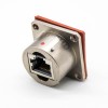 YW Electric Connector Male Docking Type Female Rj-45 Built-in Interface Type Straight Electroless Nickel Plating