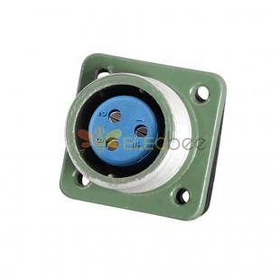 Reverse Mount YD20-3 Pin Right Angle Z Socket Female 25A Waterproof Aviation Connector