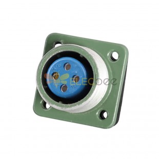 Reverse Mount YD20-4 Pin Right Angle Z Socket Female 25A Waterproof Aviation Connector
