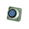 Reverse Mount YD20-5 Pin Right Angle Z Socket Female 10A Waterproof Aviation Connector