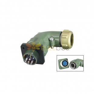 Right Angle YD20-7 Pin Reverse MountTR+Z10A Waterproof Aviation Connector