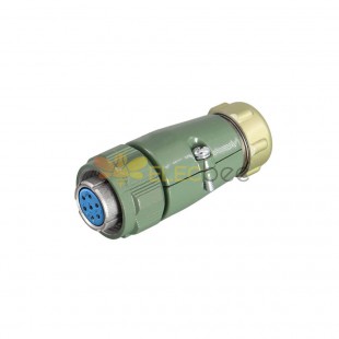 Straight-Formal Tp YD20 7 Pin 10A Waterproof Aviation Connector Straight Formal Male Plug