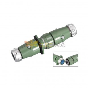 Straight-Reverse Mount TP+ZP YD20 4 Pin 25A Waterproof Aviation Connector Plug+Socket