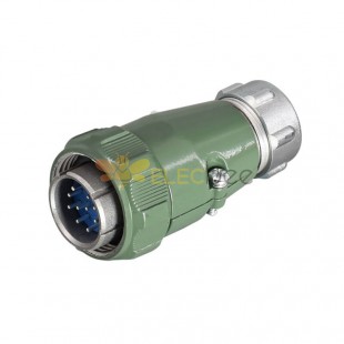 Straight YD28 Series10 Pin-Reverse Mount Tp Male Plug 10A Avation Connector