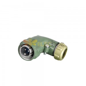 TR Plug Male YD20-3 Pin Right Angle Reverse Mount 25A Waterproof Aviation Connector