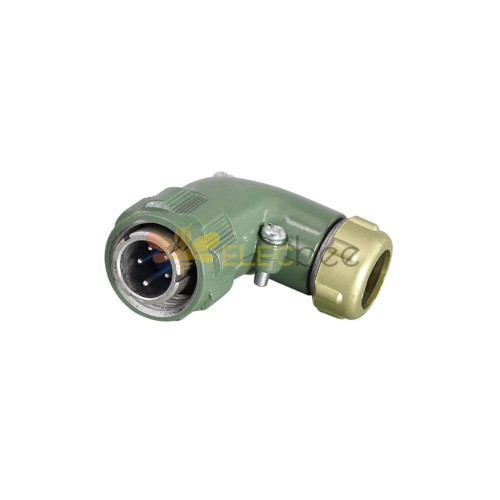 TR Plug Male YD20-5 Pin Right Angle Reverse Mount 10A Waterproof Aviation Connector