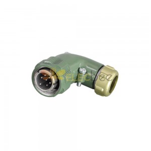 TR Plug Male YD20-7 Pin Right Angle Reverse Mount 10A Waterproof Aviation Connector