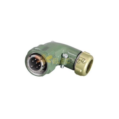 TR Plug Male YD20-7 Pin Right Angle Reverse Mount 10A Waterproof Aviation Connector