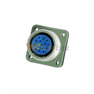 YD28 Serie 15 Pin Reverse Mount Z Macho Socket Impermeable 10A Avation Conector