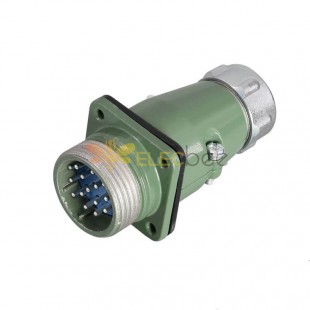 YD28 Series15 Pin Straight ZP Male Socket Avation Connector