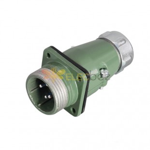 YD28 Series 4 Pin Straight Formal ZP Male Socket Avation Connector