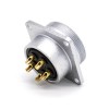 Flange Socket P28 Straight 5 Pin 4 Trous Flange Receptacles