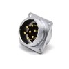 Soquete masculino P28 Straight 7 Pin Squaure Fangle Receptacles