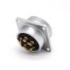 Male Socket P28 Straight 7 Pin Squaure Fangle Receptacles