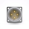 Male Socket P48 4 Pin Straight Panel Mount Receptacles