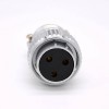 P28 3 Pin Female Plug Straight Connector for Cable