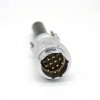 Прямой разъем P24 Мужской 12 Pin Plug для кабеля