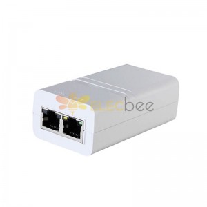 Tek Bağlantı Noktalı 100-240V Giriş AB Plug Over Ethernet Anahtarı 320ma 48V POE Adaptörü 15W yardımcı Poe Güç Enjektörü