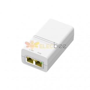 30W PoE Injecter single port midspan Injector with 2 Pair output to 30watts 48Vdc 0.625mp