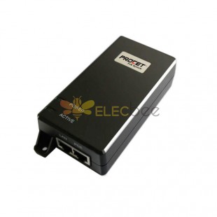 30W Procet Indoor AT PoE injector single port midspan Injector 55Vdc 550mA