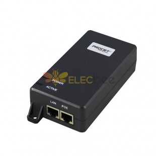 60W PoE Injecter Procept Indoor Wall-mounted BT PoE injector Input 100-240Vac Output 55Vdc 1100mA