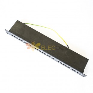 Patch Panel 24 Ports For Cat5e Cable 1U Panel Mount