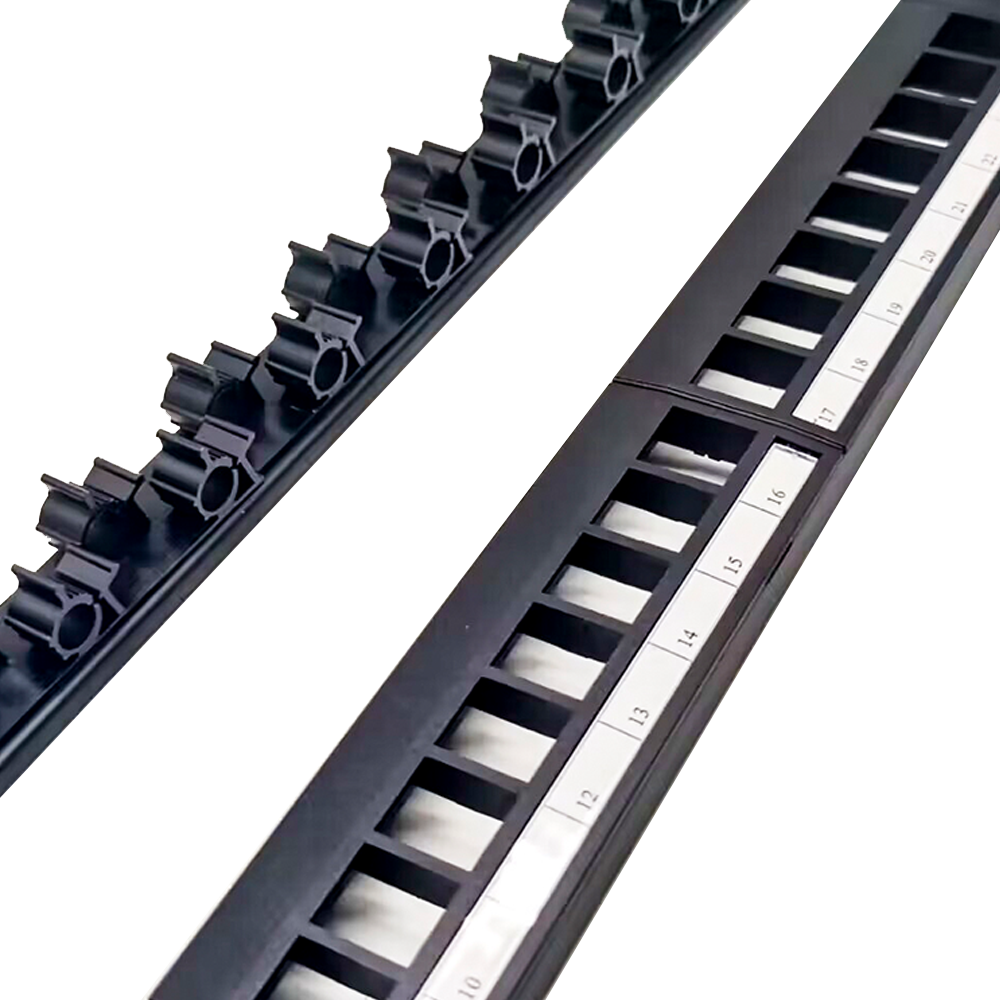 Keystone 插孔接線板 24 端口用於安裝 19 空白接線板