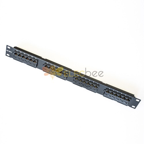 Patchpanel Cat5e 24 Ports UTP 19\'1HE 110 Typ IDC Ungeschirmt